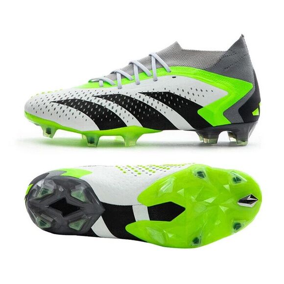 Mens Size 11 Adidas Predator Accuracy.1 FG White Volt Soccer Cleat GZ0035 NEW